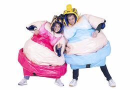 Order 2 sumo suits big mama in pink and in blue to wrestle