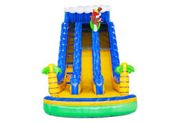 Inflatable water slide Waterslide D22 Hawaii with tropical theme for sale