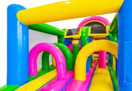 Buy obstacle course in Happy colors for kids. Order inflatable obstacle courses now online at JB Inflatables UK