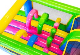 Order Happy colors 13m inflatable obstacle course for children. Buy inflatable obstacle courses now online at JB Inflatables UK