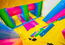 Order 13 meters inflatable obstacle course in Happy colors for kids. Buy inflatable obstacle courses now online at JB Inflatables UK