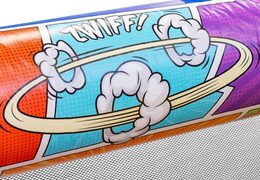 Buy 13 meters inflatable obstacle course in theme Comic for kids. Order inflatable obstacle courses now online at JB Inflatables UK
