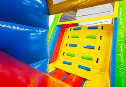 Buy 13 meter long Comic inflatable obstacle course for children. Order inflatable obstacle courses now online at JB Inflatables UK