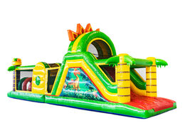 Order obstacle course in theme Dino for kids. Buy inflatable obstacle courses now online at JB Inflatables UK