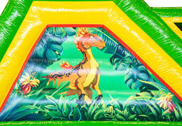Buy Dino 13m inflatable obstacle course for children. Order inflatable obstacle courses now online at JB Inflatables UK
