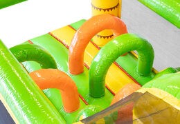 Order 13 meters inflatable obstacle course in theme Dino for kids. Buy inflatable obstacle courses now online at JB Inflatables UK