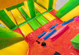 Obstacle course 13m long in theme Dino for children. Buy inflatable obstacle courses now online at JB Inflatables UK