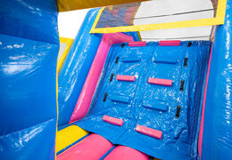 Buy 13 meters inflatable obstacle course in theme Flamingo for kids. Order inflatable obstacle courses now online at JB Inflatables UK