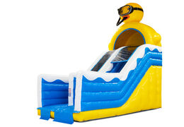 Buy 4 in 1 slide in Rubber Duck theme for kids. Order inflatable slides now online at JB Inflatables UK