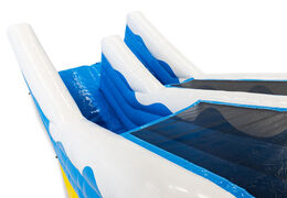 Order a 4 in 1 slide in the Rubber Duck theme online for your kids. Buy inflatable slides now online at JB Inflatables UK