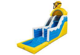 Buy inflatable 4 in 1 slide in Rubber Duck theme for kids. Order inflatable slides now online at JB Inflatables UK