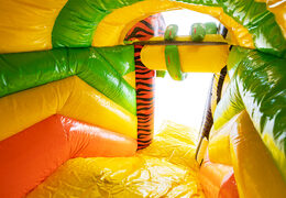 Order inflatable Mini Multiplay Jungle bouncy castle for your kids. Inflatable bouncers for sale at JB Inflatables UK