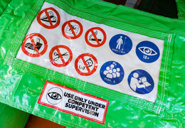 Buy Inflatable Mini Multiplay Bouncy Castle in Lion theme for kids. Inflatable bouncy castles for sale at JB Inflatables UK