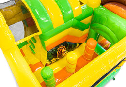 Buy Inflatable Mini Multiplay Lion Bouncer For Kids. Order inflatable bouncers at JB Inflatables UK