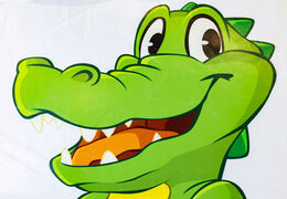 Buy inflatable Mini Multiplay bouncy castle in Crocodil theme for children. Inflatable bouncy castles for sale at JB Inflatables UK