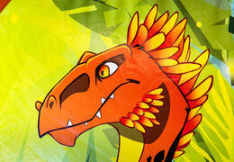 Buy inflatable Mini Multiplay Dino bouncy castle for kids. Order inflatable bouncers at JB Inflatables UK