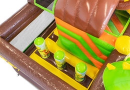 Order inflatable Mini Multiplay Dino bouncy castle for kids. Inflatable bouncers for sale at JB Inflatables UK