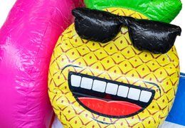 Buy inflatable Mini Multiplay bouncy castle in Flamingo theme for kids. Inflatable bouncy castles for sale at JB Inflatables UK