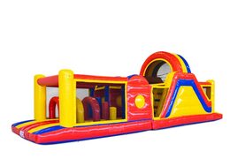 Buy 13 meters bouncy castle Standard  for kids. Order inflatables with obstacle courses now online at JB Inflatables UK