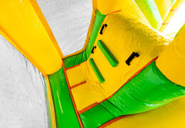 Inflatable multi box bouncy castle dino covered for sale