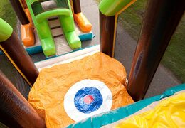 Jump on an obstacle course bouncy castle