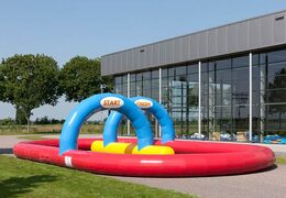 Inflatable race track