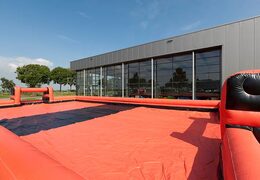 Orange with black football soap track for sale