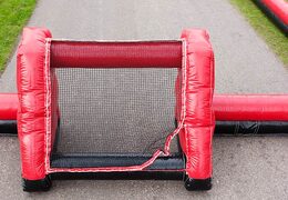 Red with black football boarding