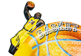 Buy basketball inflatable game with striking colors at JB Inflatables