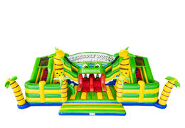 Buy the top of the Slideworld Crocodile bounce house online