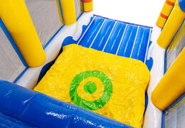 Air cushion for jumping in Base Jump obstacle course module