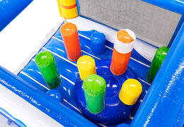 Pillars in modular obstacle course surf at JB