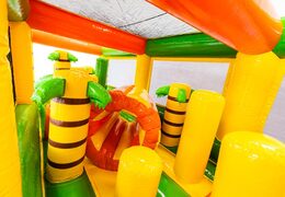 Obstacle course module Pillar Dodger with pillars and crawl hole