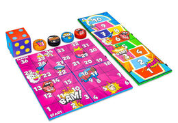 Colorful game set front of Softplay in Comic theme