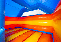 Buy the Covered Slide Combo Double Slide Inflatable Castle in Beach Theme online at JB