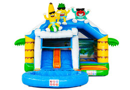 Buy the Slide Combo Dubbelslide Inflatable Castle with Summer Party theme at JB