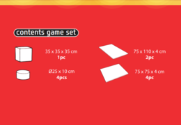 Contents of Softplay Playset in Rollercoaster Theme for purchase at JB