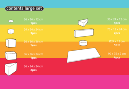 Contents of Softplay Large Set in Unicorn Theme buy online