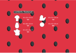 Contents of Softplay Theme Set in Flamingo - Hawaii Theme order online at JB