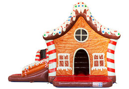 Bouncy Castle in the shape of a Gingerbread House, order online at JB