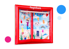 It is possible to request attractions and games with logos or completely own games