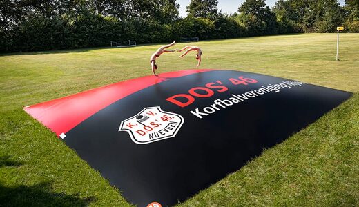 Buy custom-made inflatable airmountain in association theme. Order inflatable airmountains now online at JB Inflatables UK