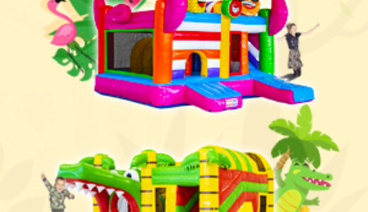 Order multiplay bouncy castle from stock online.