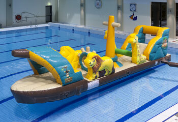 Buy airtight inflatable ship in jungle theme for both young and old. Order inflatable water attractions now online at JB Inflatables UK