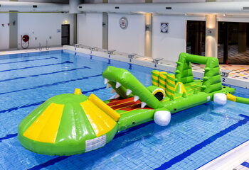 Order a unique inflatable slide in a crocodile theme for both young and old. Buy inflatable pool games now online at JB Inflatables UK