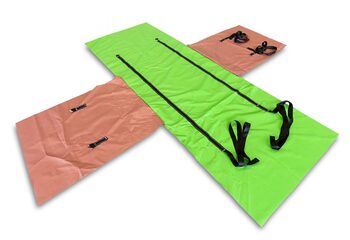 Kruiskleed Transportzak kopen voor vervoer verpakken opblaasbaar springkasteel