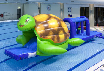 Buy airtight obstacle run in turtle theme with challenging obstacle objects for kids. Order inflatable obstacle courses online now at JB Inflatables UK