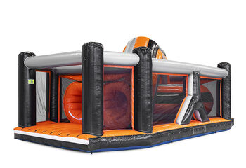 Inflatable 40-piece mega Tunnel Twister obstacle course for children. Buy inflatable obstacle courses online now at JB Inflatables UK