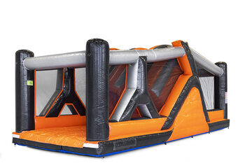 Order inflatable giant modular Tunnelslide obstacle course for kids. Buy inflatable obstacle courses online now at JB Inflatables UK