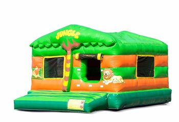 Buy inflatable play fun indoor ball pit bouncy castle in jungle theme for children. Order bouncy castles online at JB Inflatables UK
